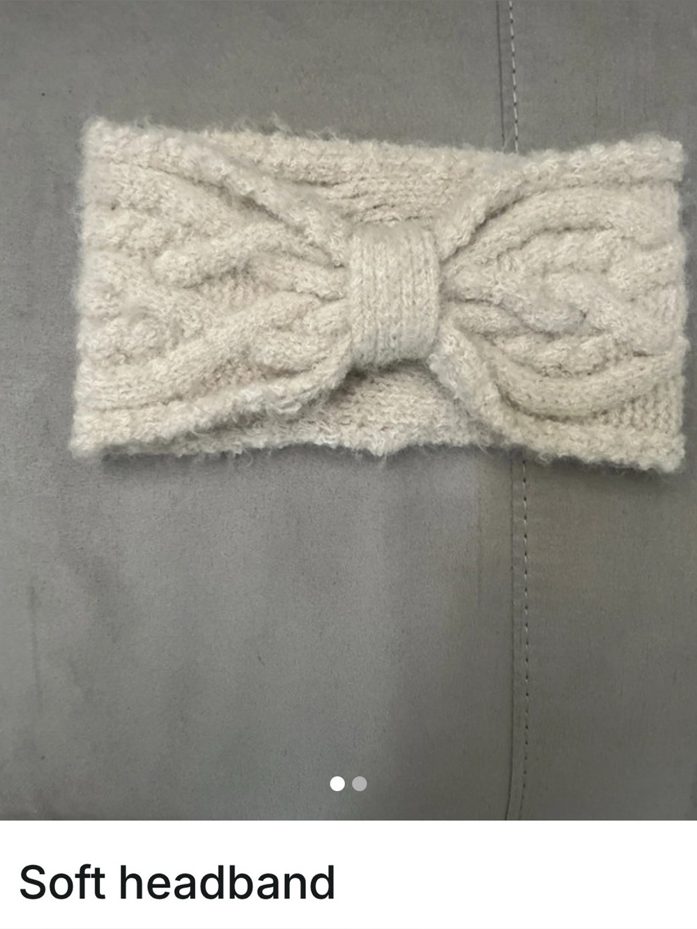 Soft headband